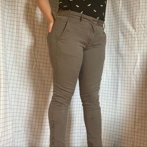 Gap skinny jeans with zipper legs